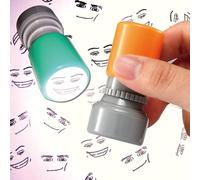Funny Game Characters Face Stamp Set - Smiley Emoji & Game-Inspired Photo-Sensitive Seal, Teacher Stamps for Classroom Awards, Journaling, Scrapbooking & DIY Crafts