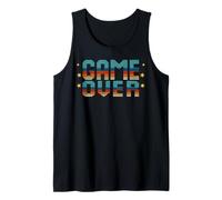 Funny Game Over Game Night Host Trivia Board Game Retro Tank Top