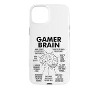 Funny Gamer Brain Side Quest Video Game Player Humor Case for iPhone 15 Plus