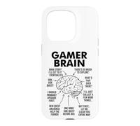 Funny Gamer Brain Side Quest Video Game Player Humor Case for iPhone 15 Pro