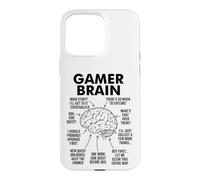 Funny Gamer Brain Side Quest Video Game Player Humor Case for iPhone 15 Pro Max