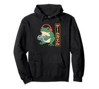 Funny Gamer Frog Japanese Anime Video Game Lover Pullover Hoodie