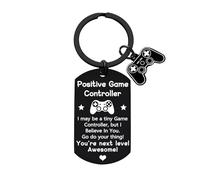 Funny Gamer Keyring Games Lovers Gift Gamer Gifts for Men Game Keyring for Son Dad Brother Boyfriend Husband Christmas Birthday Gifts Fathers Day Valentines Day Gifts for Him Gaming Gift for Men
