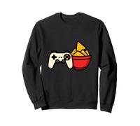 Funny Gamer Snack Time Controller Nachos Sweatshirt