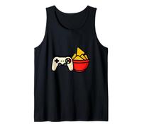 Funny Gamer Snack Time Controller Nachos Tank Top
