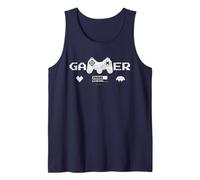 Funny Gamer Title Video Gaming controller teen warrior Tank Top