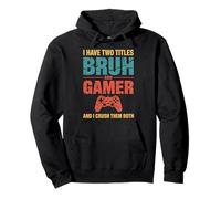 Funny Gamer Vintage Video Games For Boys Brother Son Gifts Pullover Hoodie