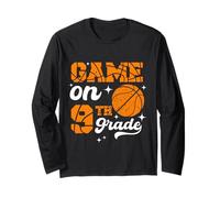 Funny Games On Ninth Grade Basketball First Day Of School Long Sleeve T-Shirt