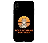Funny Gaming Cat Dont Bother Me Right Meow Case for iPhone XS Max