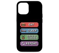 Funny Gaming Quote Eat Sleep Grow A Garden Repeat Case for iPhone 12/12 Pro
