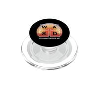 Funny Gaming Saying What Moves Sarcastic PopSockets PopGrip for MagSafe