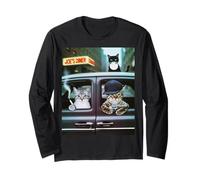 Funny Gangster Cat Saying Mafia Mobster Noir Humor Women Me Long Sleeve T-Shirt