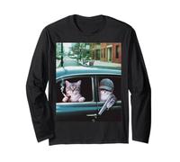Funny Gangster Cat Saying Mafia Mobster Noir Humor Women Me Long Sleeve T-Shirt