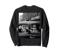 Funny Gangster Cat Saying Mafia Mobster Noir Humor Women Me Sweatshirt