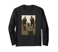 Funny Gangster Cats West Coast Kitten Meme Long Sleeve T-Shirt