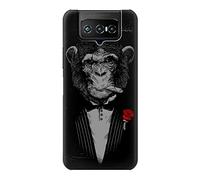 Funny Gangster Mafia Monkey Case Cover For ASUS ZenFone 7 Pro