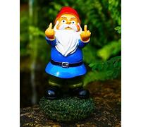 Funny Garden Gnomes, Colorful Garden Ornaments Double Middle Finger Outdoor
