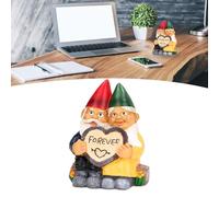 Funny Garden Gnomes, Loving Elderly Couple Figurines, Garden Gnome Couple in Love Collectible, Funny Garden Ornaments, Garden Gnomes Outdoor, Mr and Mrs Gnome Couple Statue for Home Decor