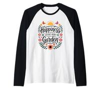 Funny Gardener Gardening Allotments Retired Gardeners Plants Raglan Baseball Tee