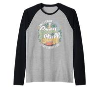 Funny Gardener Saying Grow Stuff Know Things Women Men Raglan Baseball Tee
