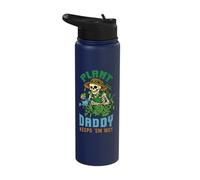 Funny Gardening Dad Plant Daddy Keeps Them Wet Gardener Stainless Steel Insulated Water Bottle