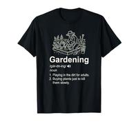 Funny Gardening Definition Plant Mom Dad Gardener T-Shirt