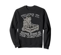Funny Gardening Frog Plant Lover You're Goin in the Compost Sweatshirt