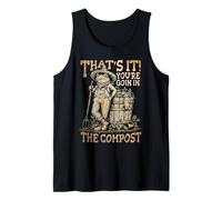 Funny Gardening Frog Plant Lover You're Goin in The Compost Tank Top