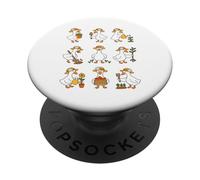 Funny Gardening Goose Lover Gardener Humor Plant Goose PopSockets Adhesive PopGrip