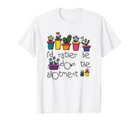 Funny Gardening I'd rather be down the Allotment T-Shirt