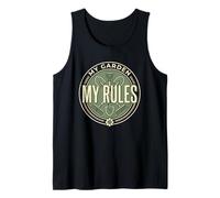 Funny Gardening My Garden My Rules Graphic Design Birthday Tank Top
