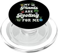 Funny Gardening My Plants are Rooting for Me Gardener Gift PopSockets PopGrip for MagSafe