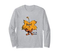 Funny Gardening Pun Leaf me Alone Long Sleeve T-Shirt