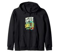 Funny Gardening Retirement Design for Allotment Lovers Zip Hoodie