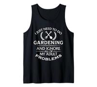Funny Gardening Stress Relief Weekend Gardener Tank Top