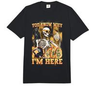 Funny Garlic Bread Skeleton Meme Comfort Colors Adult Heavyweight T-Shirt
