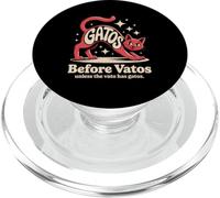 Funny Gatos Before Vatos Cat Lover Spanglish Humor Saying PopSockets PopGrip for MagSafe