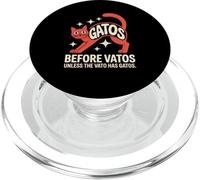 Funny Gatos Before Vatos Cat Lover Spanglish Humor Saying PopSockets PopGrip for MagSafe