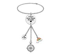 Funny Gay Hanging Ornament Gay Pride Gifts LGBT Gifts I Can't Even Think Straight Car Mirror Hanging Accessories Lesbian Gift Christmas Birthday Anniversary Valentines Gift for Him Her