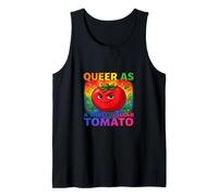 Funny Gay Pride Gardening Queer As A Three Dollar Tomato Pun Tank Top