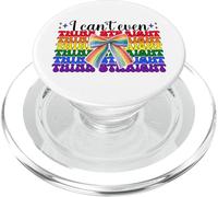 Funny Gay Pride Rainbow Flag I Can't Even Think Straight PopSockets PopGrip for MagSafe