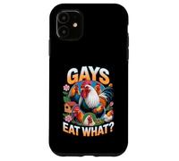 Funny Gays Eat What - Cock Chicken LGBT Humor Gay Men Women Case for iPhone 11