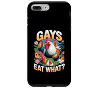 Funny Gays Eat What - Cock Chicken LGBT Humor Gay Men Women Case for iPhone 7 Plus/8 Plus