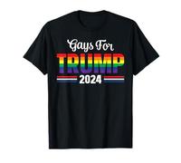 Funny Gays For Donald Trump Tee 2024 Election Design T-Shirt