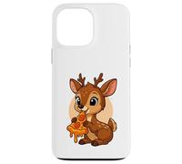 Funny Gazelle Eating Pizza Graphic Boys Girls Gazelle Lover Case for iPhone 13 Pro Max