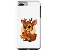 Funny Gazelle Eating Pizza Graphic Boys Girls Gazelle Lover Case for iPhone 7 Plus/8 Plus