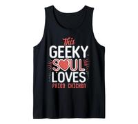 Funny Geek Humor Fried Chicken Lover Nerdy Food Obsession Tank Top