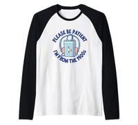 Funny Gen X I'm from The 1900s, Please be Patient. Boomer Raglan Baseball Tee