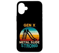 Funny Gen X Playground Slide Strong Childhood Generation Case for iPhone 16 Plus
