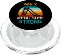 Funny Gen X Playground Slide Strong Childhood Generation PopSockets PopGrip for MagSafe
